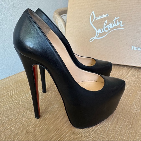 Christian Louboutin - Daffodile 160 Black Stiletto Heels - Picture 1 of 10